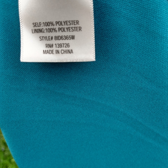 Francesca’s Green Dress w/ Gold Polka Dots S - Picture 6 of 6